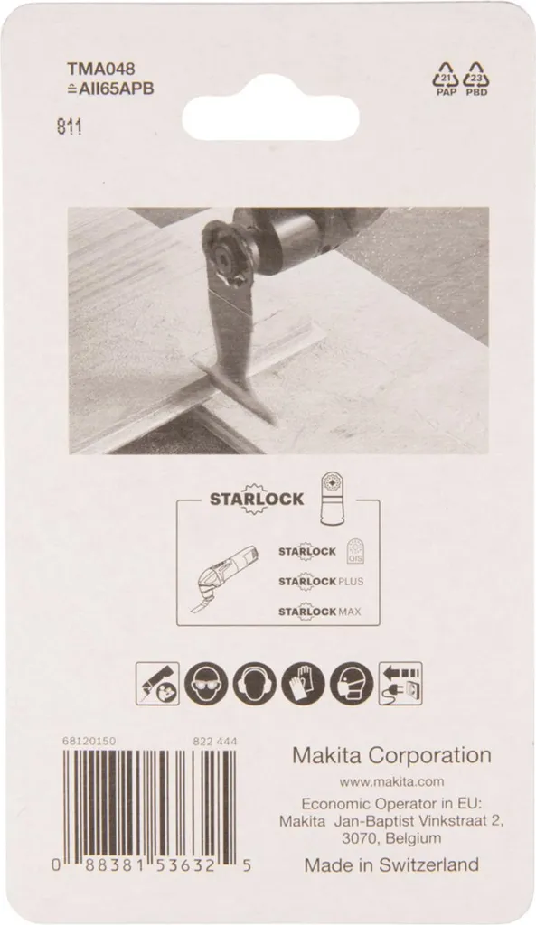 Makita TMA048 Lama 65mm BiM Starlock | Taglio a Tuffo Professionale - 2