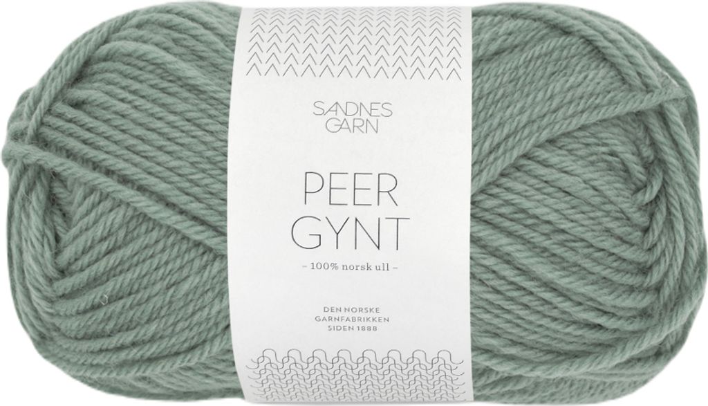 Sandnes Peer Gynt 50g eukalyptus 8051