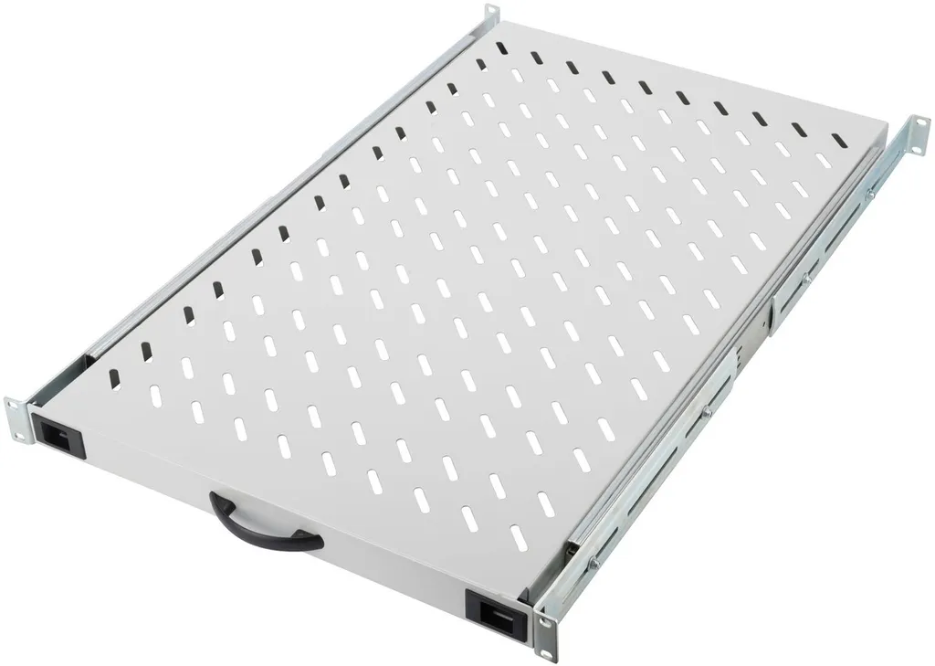 DIGITUS DN-19TRAY2-1000 Tablette 19 Pouces Extensible Profondeur 720mm