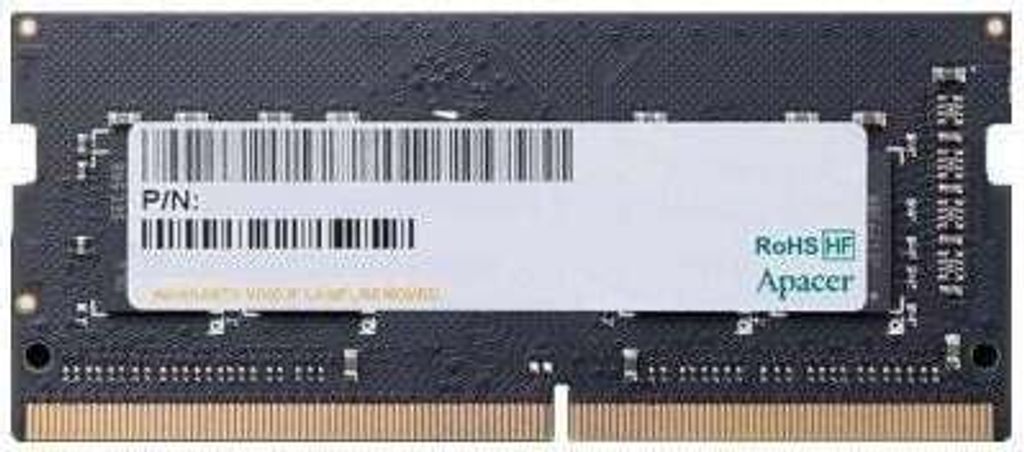 Apacer 8GB (1x8GB) 2666MHz CL19 1.2V SODIMM DDR4 paměti Obrázek produktu 