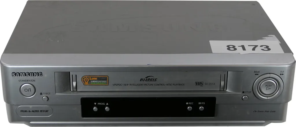 Samsung SV-251X Magnétoscope VHS d'Origine à Double Prise Scart