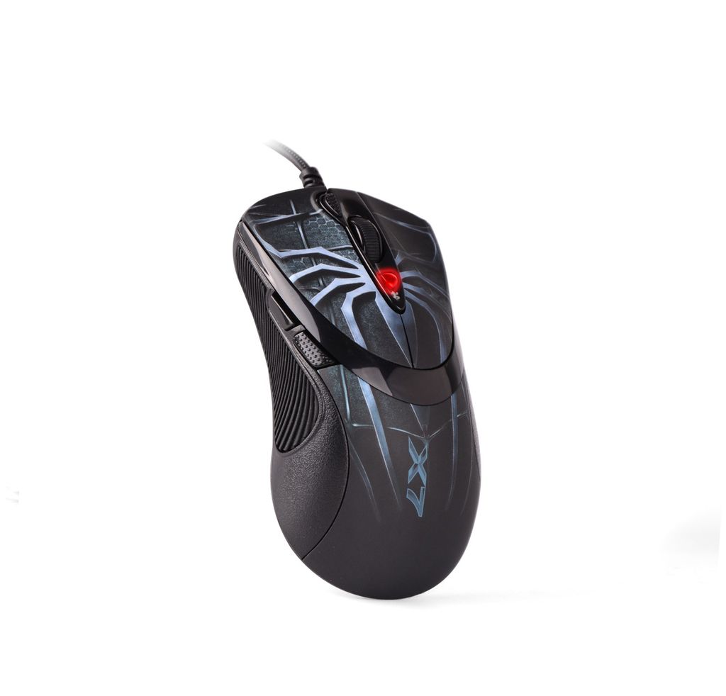 A computer mouse with a spider-like design.