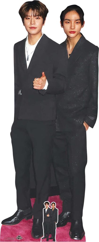 Seungmin und Hyunjin - Pappaufsteller K-Pop - 74x180 cm