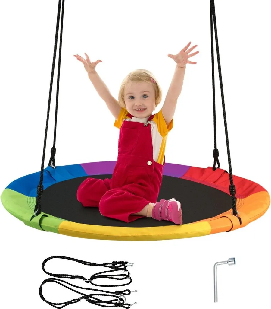 Balançoire nid pour enfants et jardin aire de jeux extérieure 150 kg