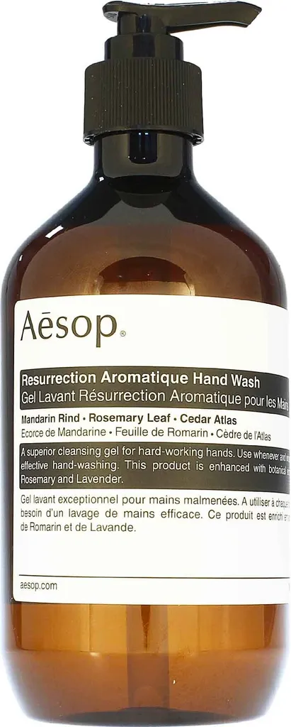 Aesop Resurrection Hand Wash 500ml - Sapone Mani Lusso Arancia e Lavanda