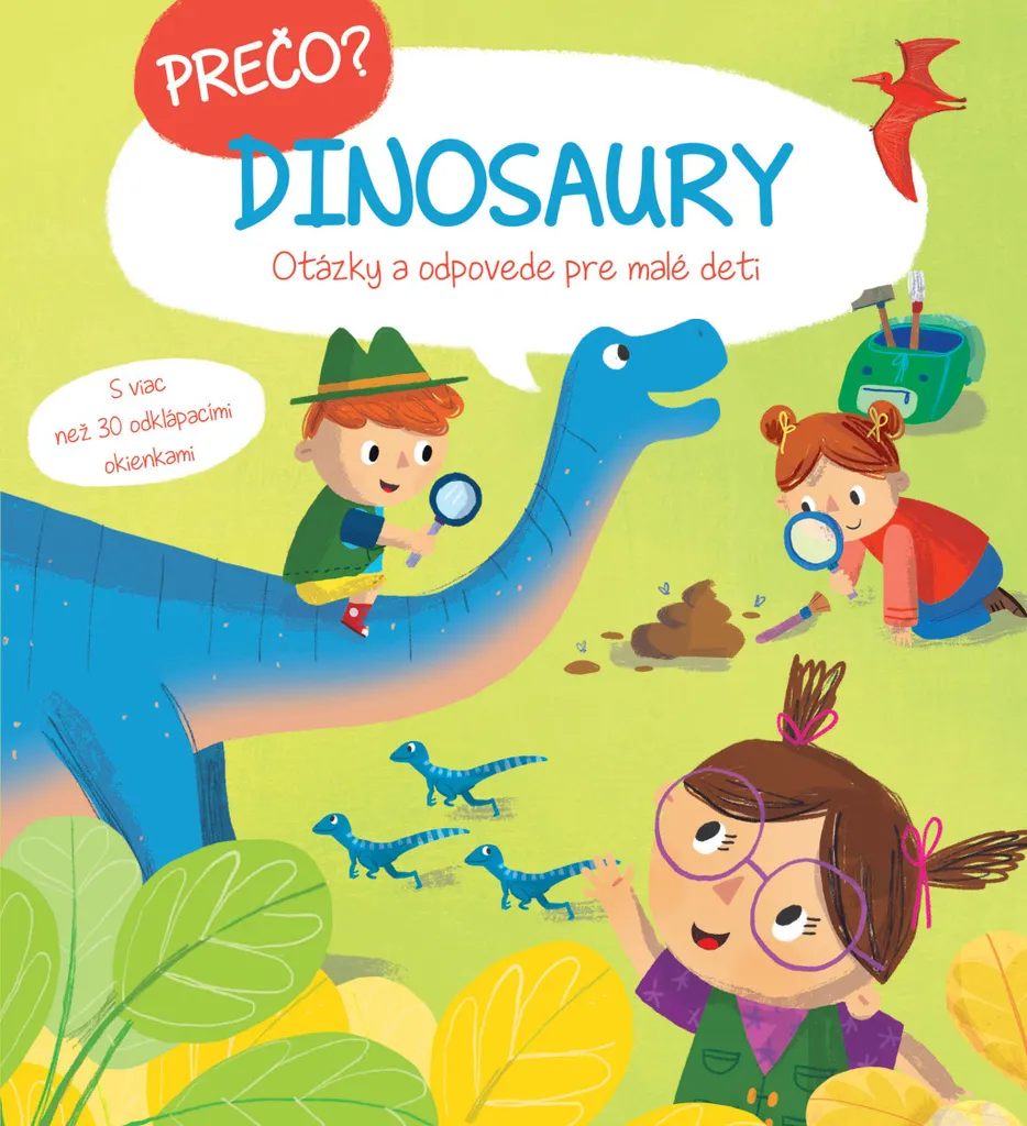 Livre éducatif sur les dinosaures pour enfants, collection Prečo?