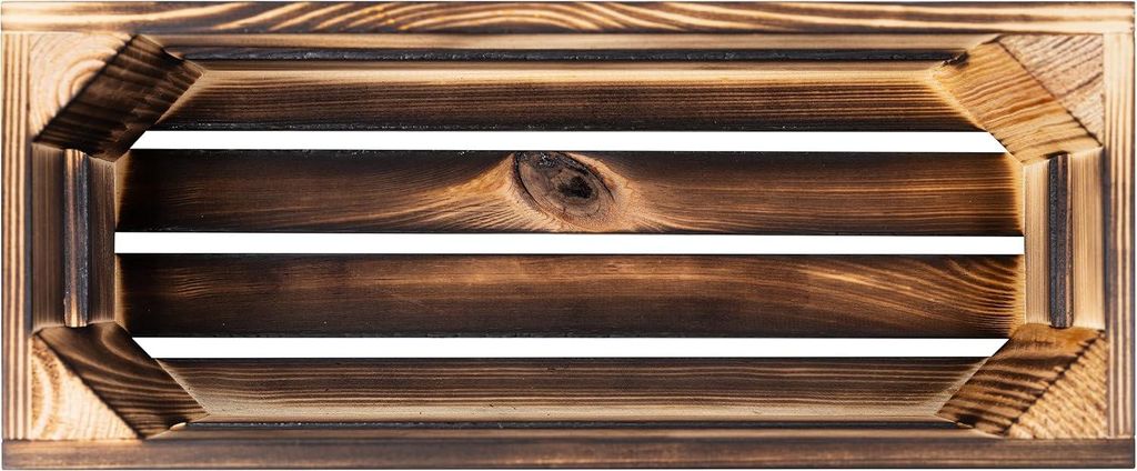 Creative Deco Cassetta in Legno Colore Marrone Bruciato Immagine del prodotto 