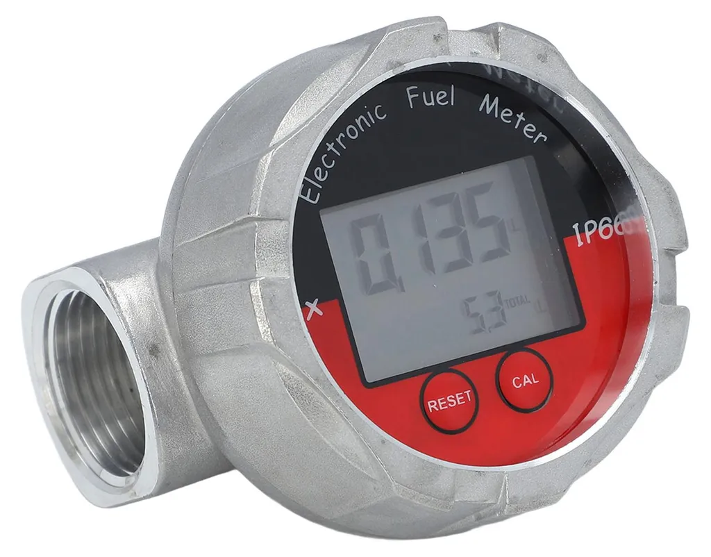 Débitmètre turbine 1 pouce LCD numérique haute précision 20 MPa