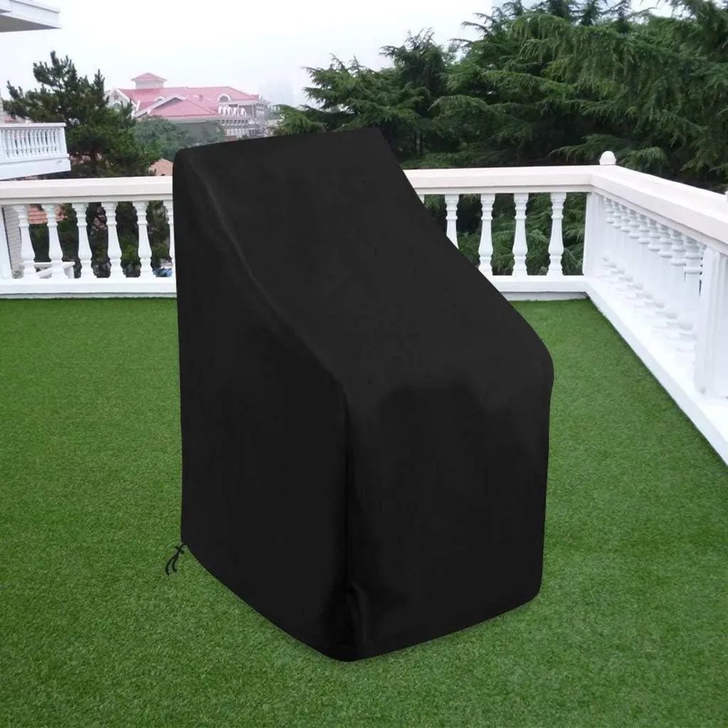 Bâche de protection chaises de jardin empilables imperméable et robuste