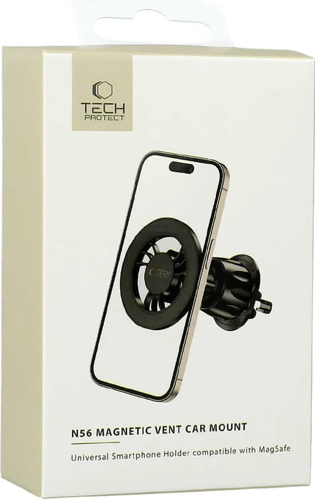 Tech-Protect N56 Ventilatore magnetico per auto Magsafe Nero - 11