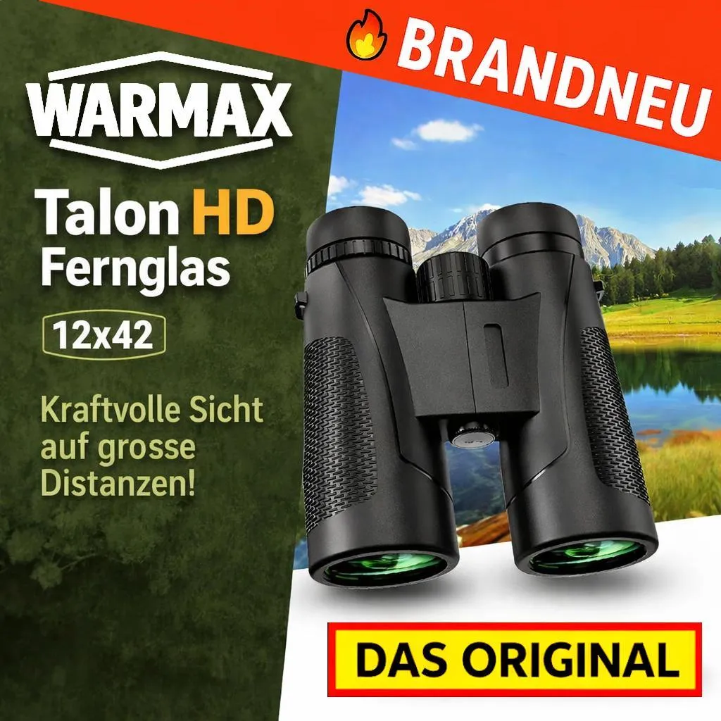 Jumelles 12x42 puissantes pour observation animaux et paysages Warmax HD