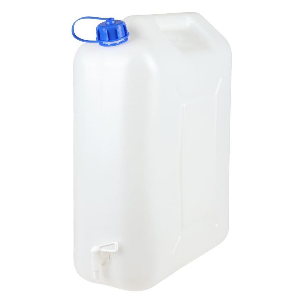Wasserkanister 10 15 oder 20 Liter mit Auslauf-Hahn Camping Trinkwasser Behälter 