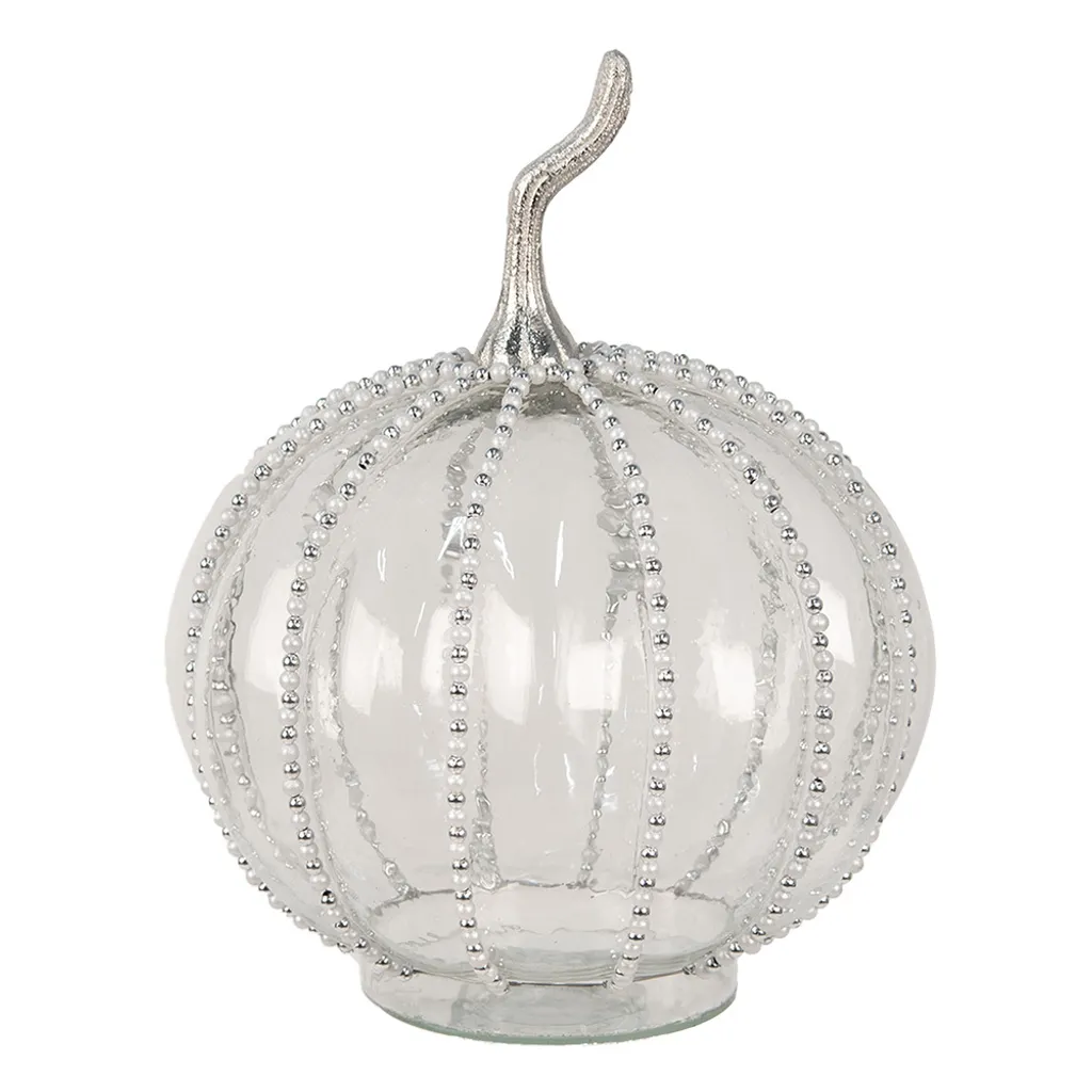 Citrouille Décorative en Verre Transparent Clayre & Eef - Design Automne