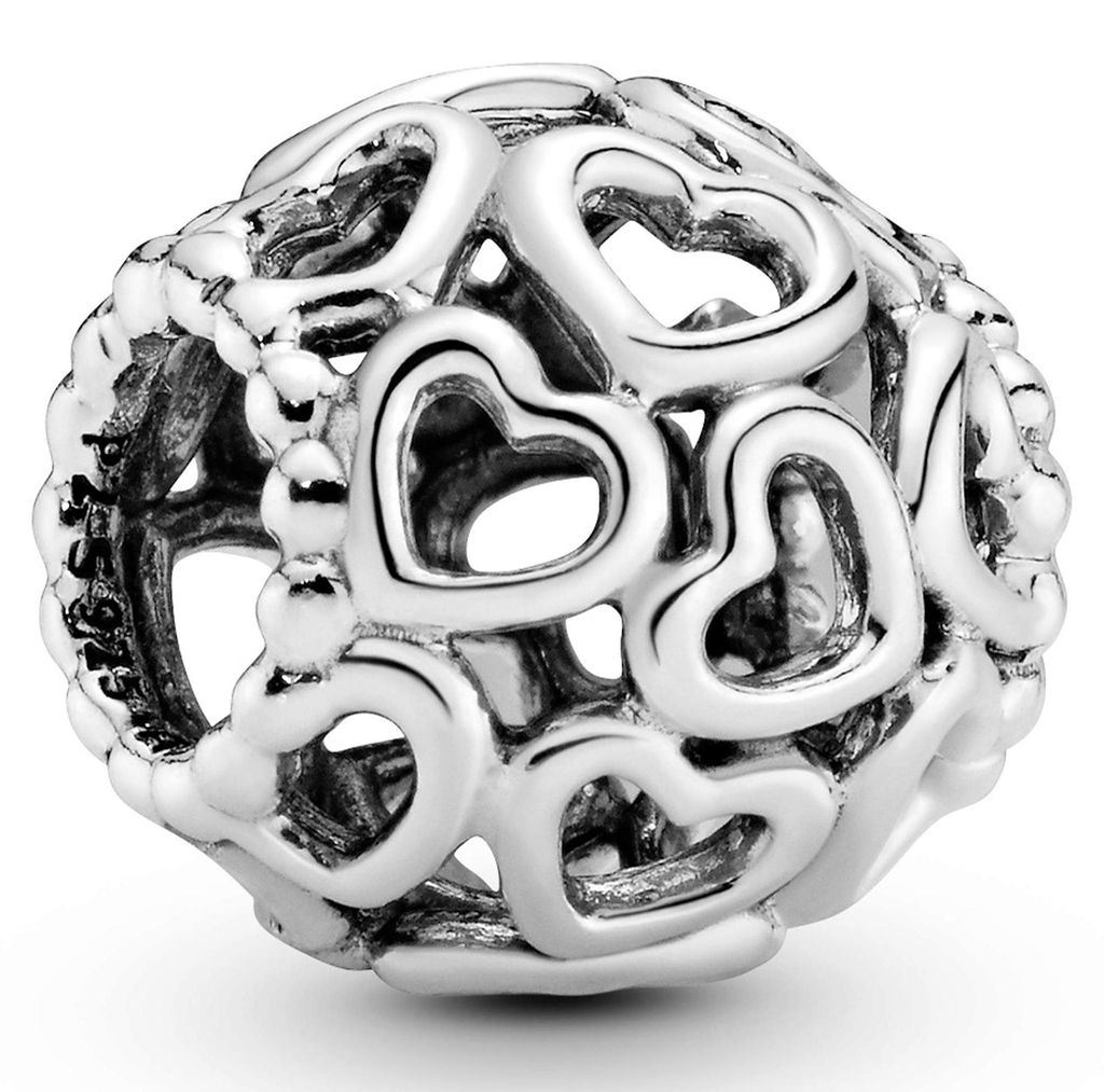 Pandora Charm Damen All-Over Herzen Sterling-Silber 790964 Produktbild 