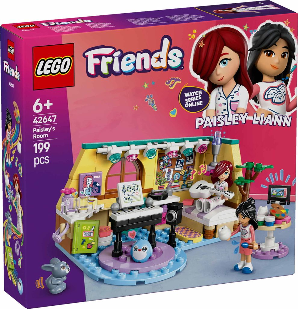 LEGO Friends, Paisley's kamer, bouw- en speelset voor Productafbeelding 