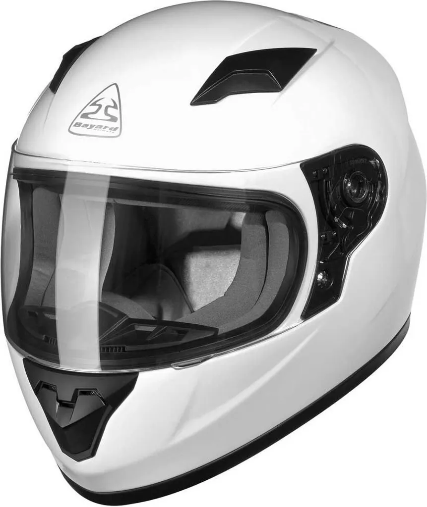 Casque de moto intégral enfant Bayard SP-56 Blanc S - Confort et Design