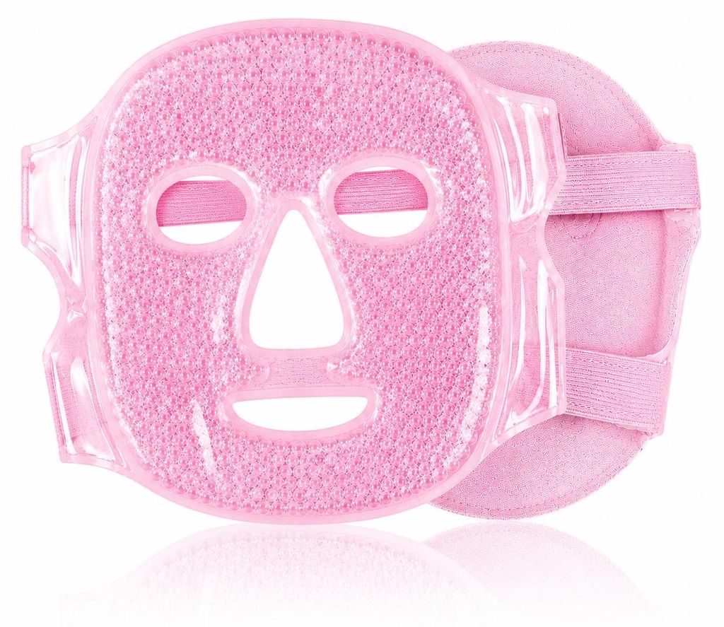 HAF Gesichtsmaske 2in1 Rosa | Kühlmaske gegen geschwollene Produktbild 