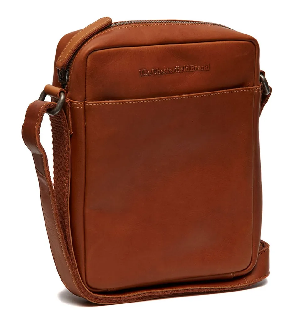 Borsa Saba The Chesterfield Brand Cognac - Tracolla Donna in Pelle