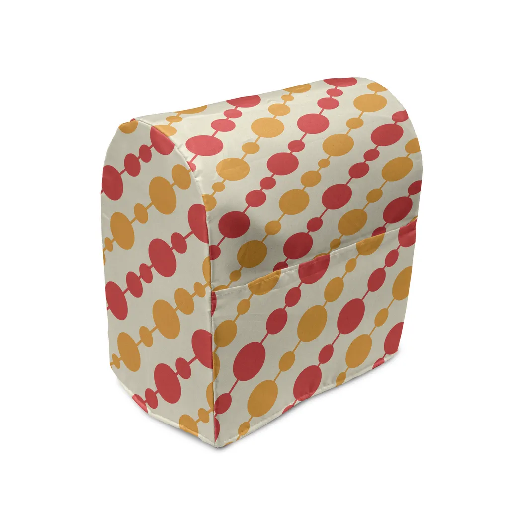 Housse de Protection Mixeur Cuisine à Poches et Motif Pois Vintage
