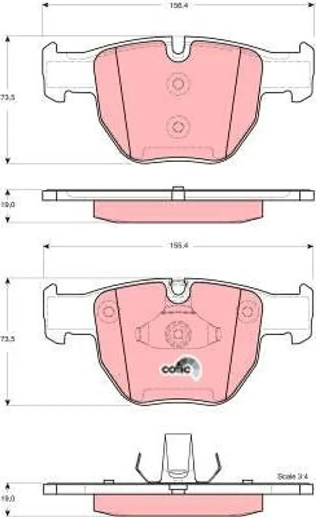 Plaquettes Frein Range Rover - Kit de Rechange OE SFC500080 GDB1526