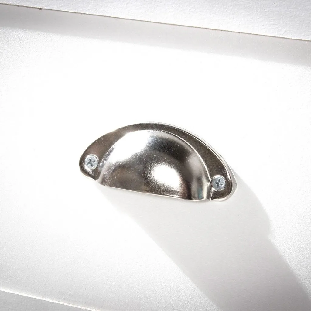 Optimisez votre rangement : Commode compacte L80cm 2 portes 2 tiroirs