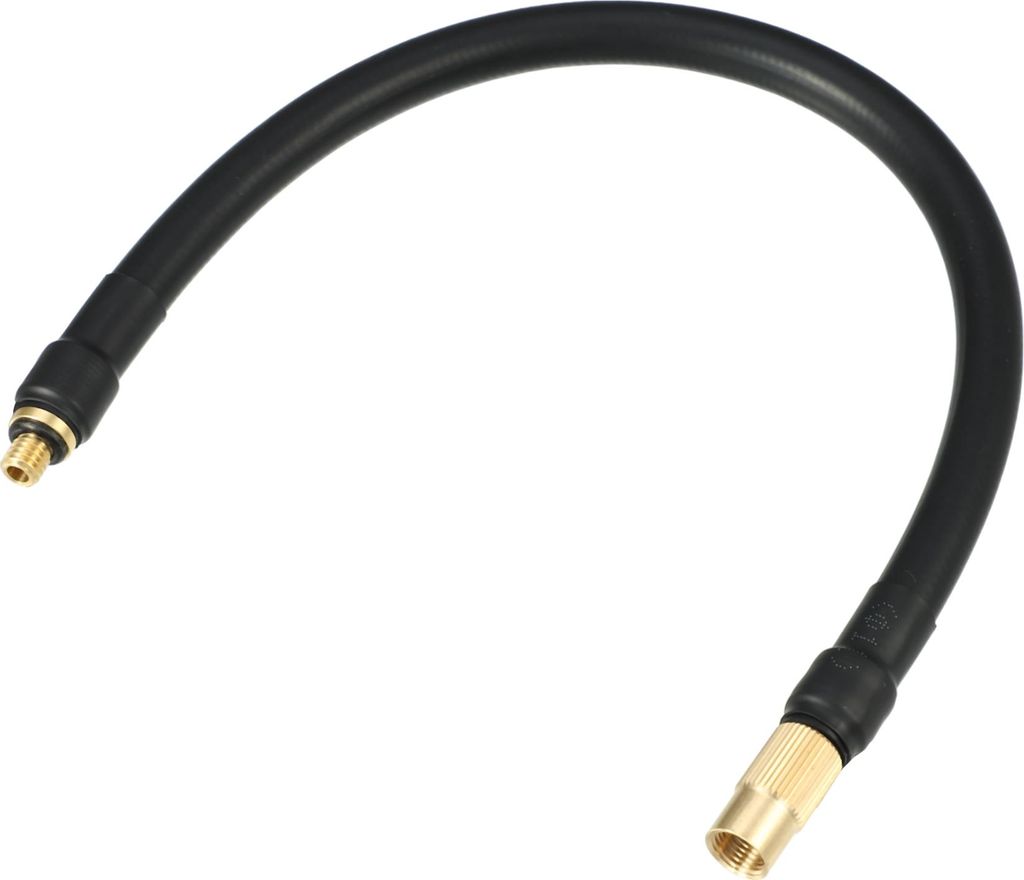 Universaler Aufblasbarer Luftpumpenschlauchadapter Ventilverlängerungsschlauch, 30 cm Länge, Kupfergummi, Schwarz