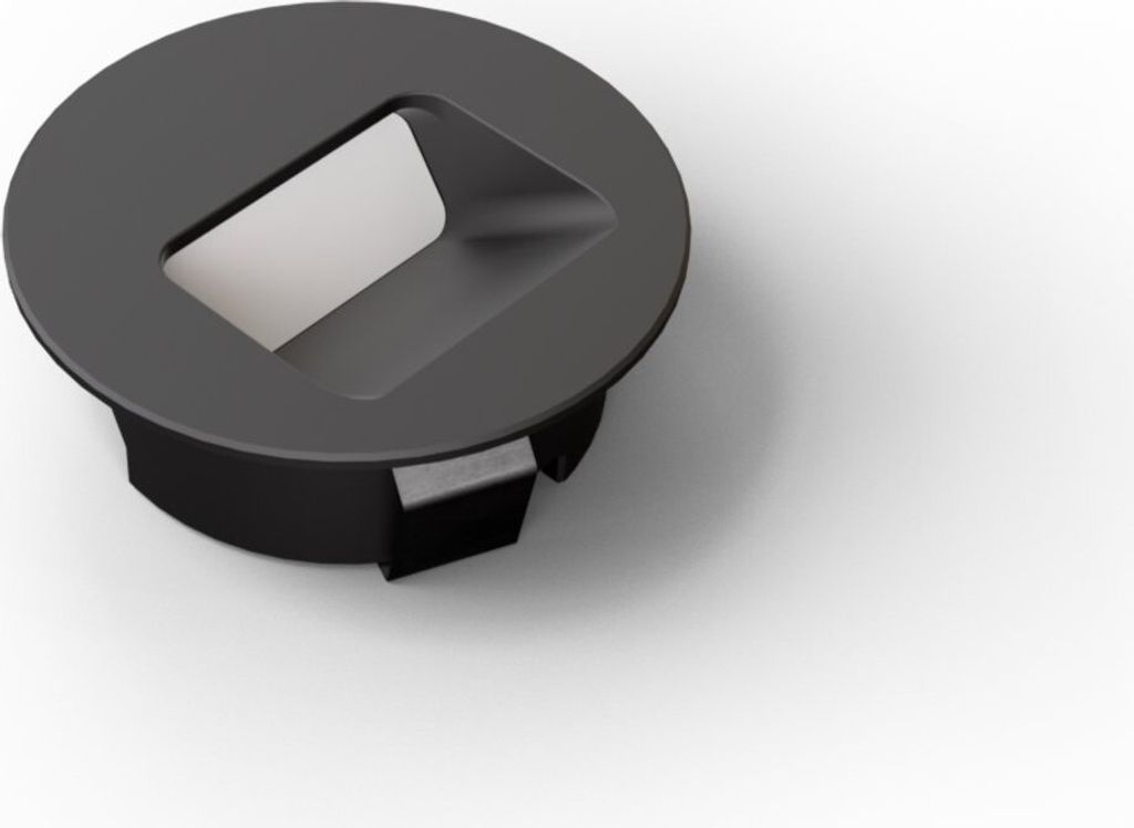 Halemeier SideSpot schwarz xw/mw 12VDC 1,4W LTG 1,8m M1