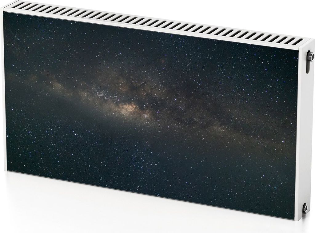 Sternenklarer Himmel – Magnetische Heizkörperabdeckung – 110x60 cm – Magnet Heizkörperabdeckung – 3D Würfel – Heizkörperverkleidung ...