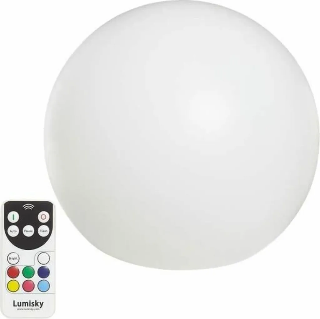 Applique LED Multicolore Design Lumisky Sphere en Polyéthylène 5W