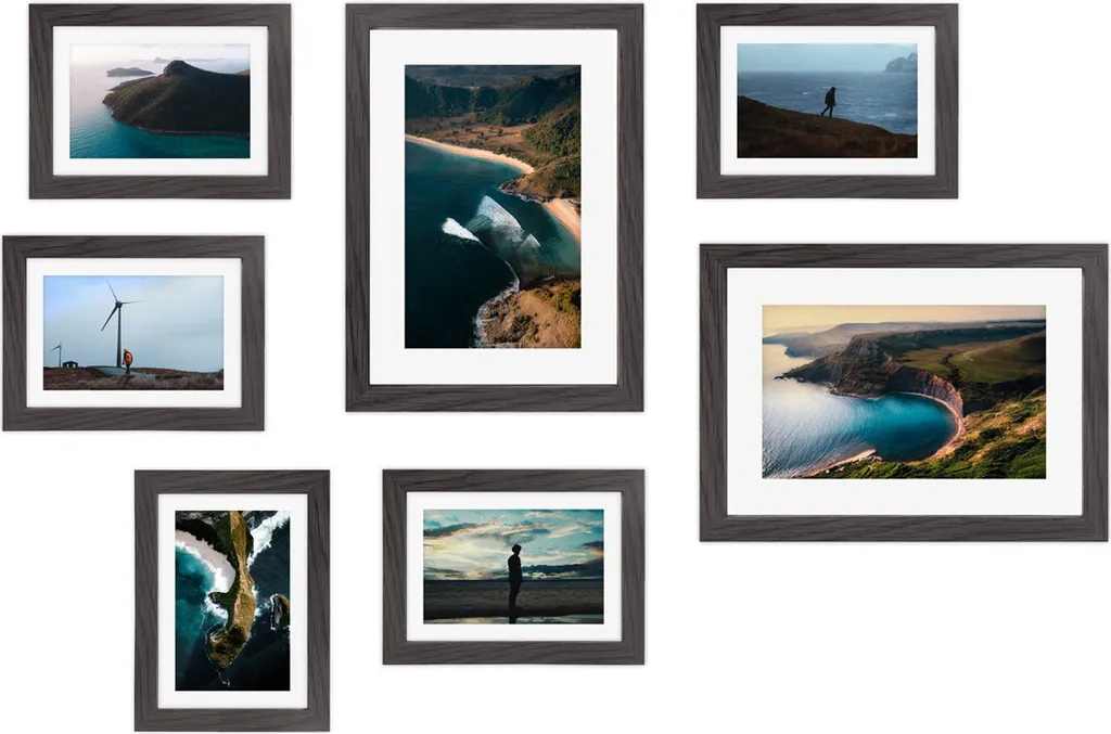 Multirama Dublin Cioccolato: Cornice Multifoto Elegante per 10x15