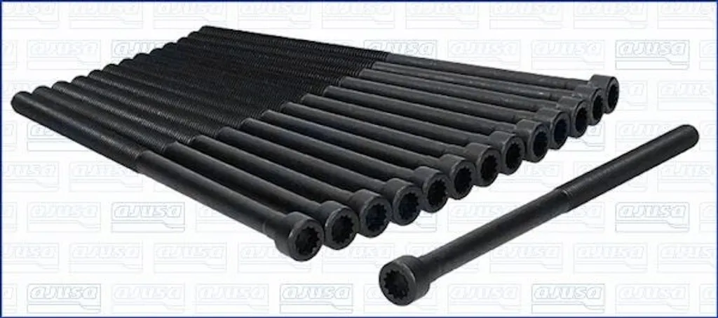 Kit vis de culasse Ajusa 81043500 - Réparation moteur Volvo & Land Rover