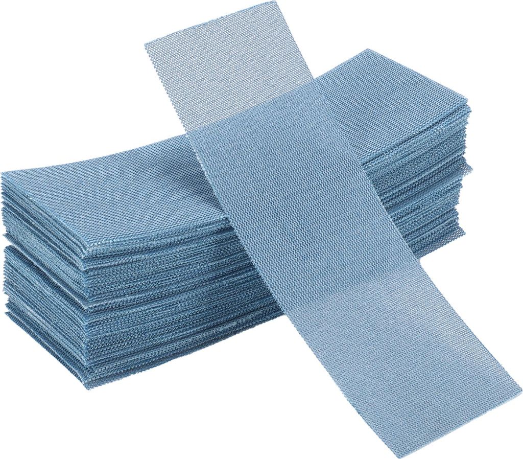 50 Stk. Schleifscheiben Nass Trocken Wasserdicht Klett-Schleifpapier für Holzbearbeitung, Automobil-Restauration 3,15 Zoll x 9,06 Zoll 120 Körnun...
