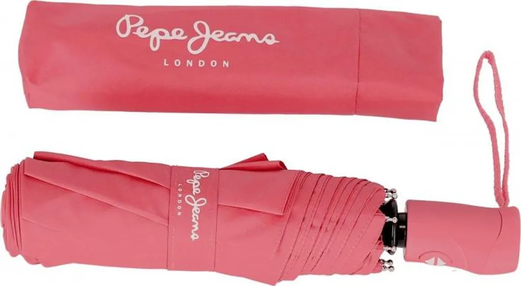 Parapluie Anti-Vent Pepe Jeans Rosa 74685PS Automatique Compact Durable
