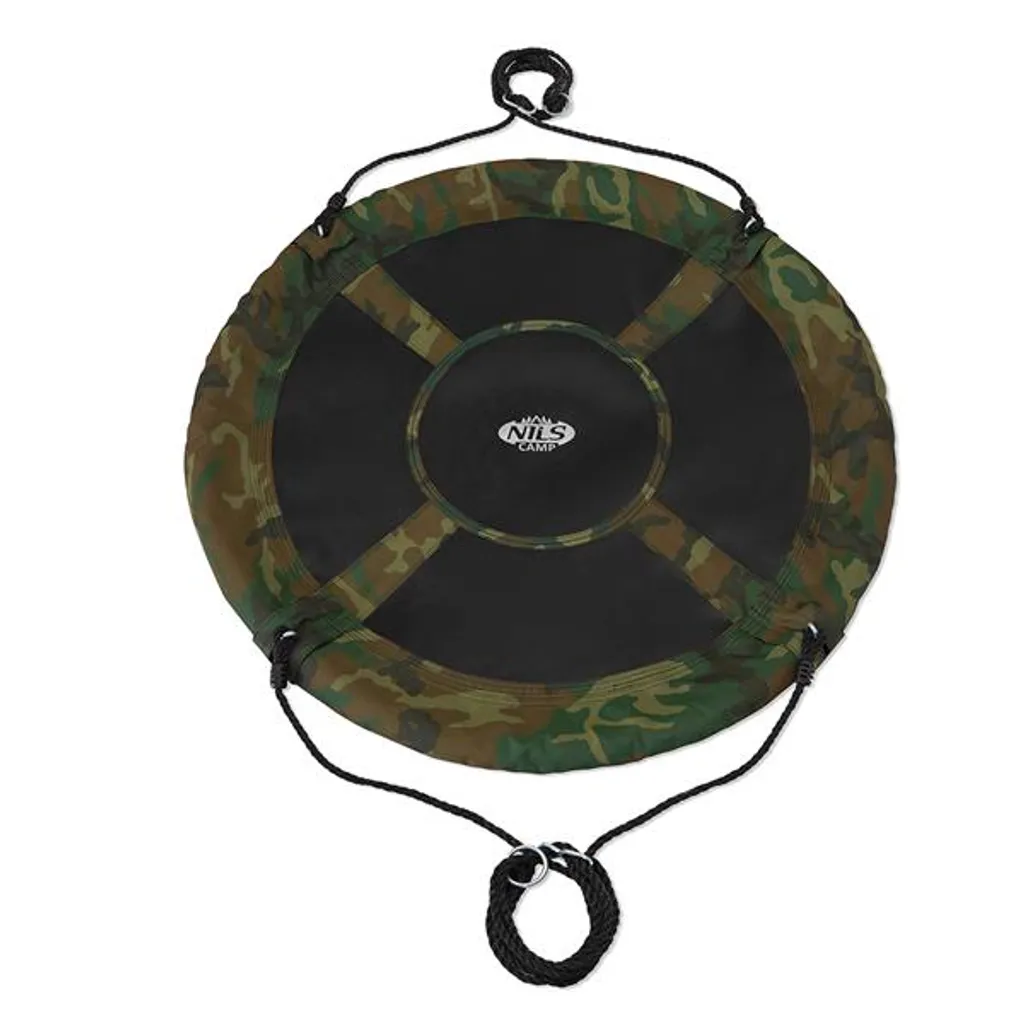 Balançoire Nid Robuste 100cm Camouflage NB5032 avec Cordes Réglables