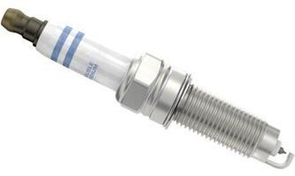 BOSCH 0 242 140 528 Zündkerze Double Iridium OE 101905622 kompatibel mit Q7, Cayenne, EOS, Passat 3C, Phaeton, Touareg