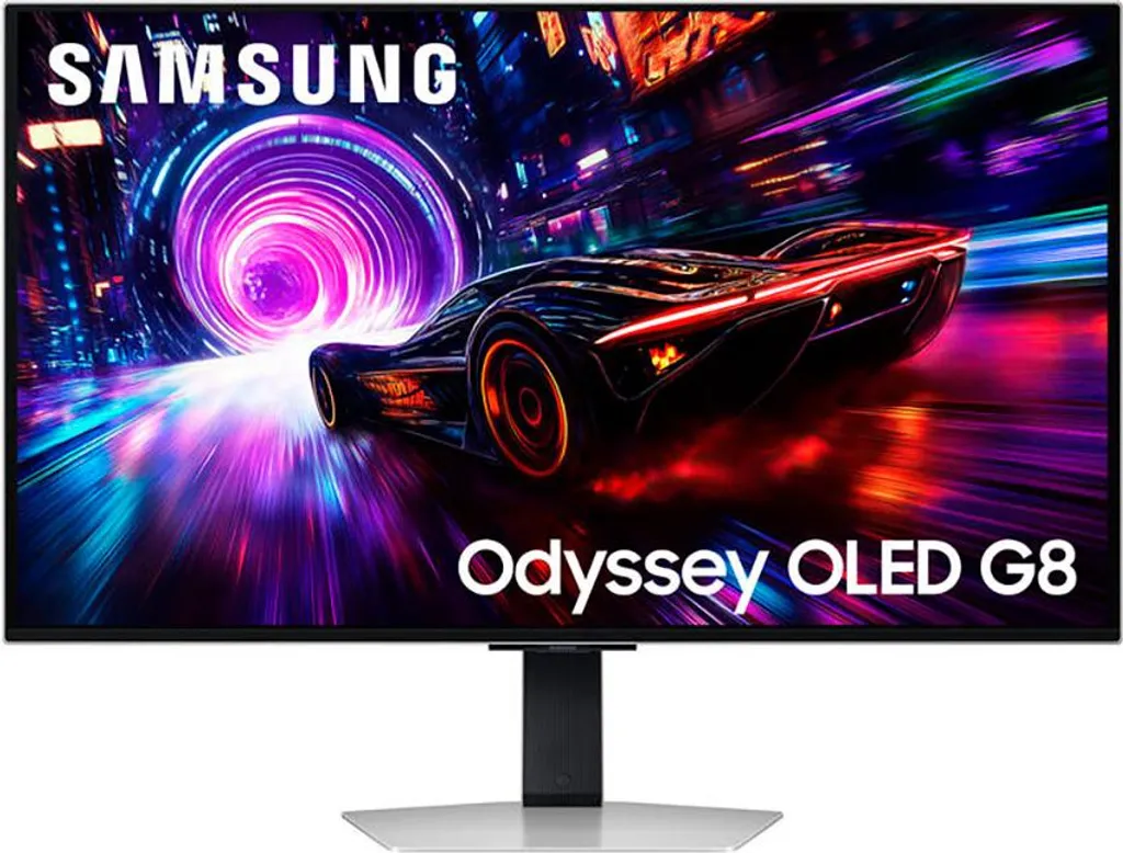 Samsung G81SF computer monitor 81.3 cm (32") 3840 x 2160 pixels 4K Ultra HD OLED Silver