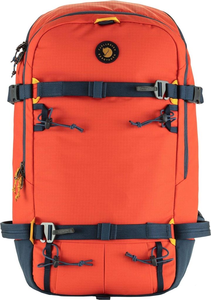 Bergtagen Touring 30 - Skirucksack (flame orange-mountain blue)