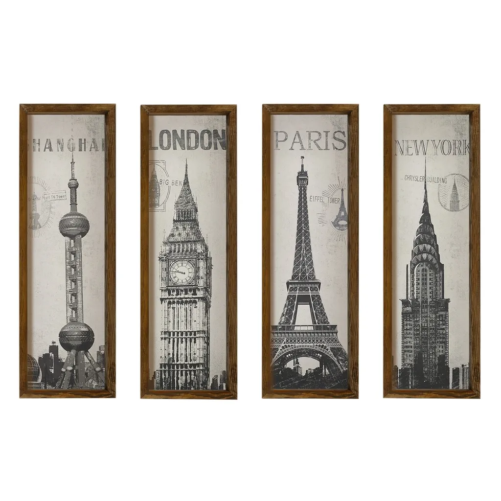 Tableau Moderne 100% MDF de 3mm Marron Almıla-EVL1387 Format Slim