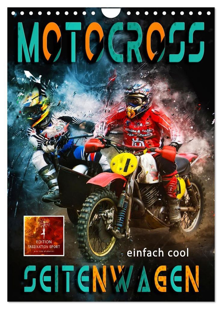 Motocross Seitenwagen - einfach cool (Wandkalender 2027 DIN A4 hoch), CALVENDO Monatskalender