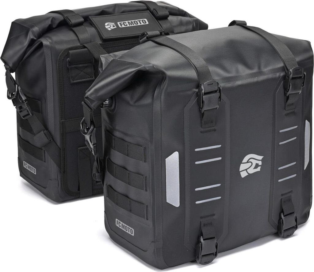 FC-Moto Ever-ST 34 L Satteltaschen Set, carbon schwarz