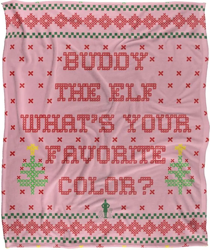Couverture de Noël Elf pour Canapé TV19118 Plaid Chaud Whats Your Colour