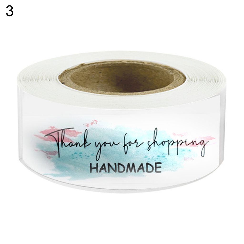 120pcs/roll Danke Aufkleber handgefertigtes DIY Dekorativ Danke Aufkleber Multifunktional Sealbevorkommen von Etiketten für Zuhause-3