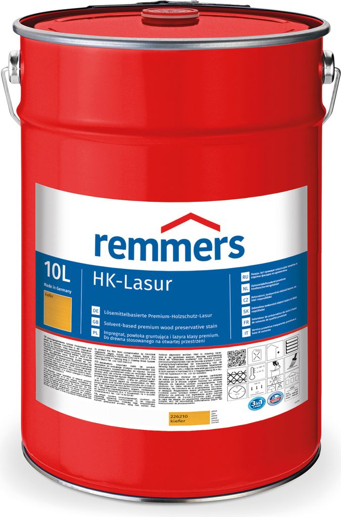 Remmers HK-Lasur 3in1 kiefer (RC-270) 10 l, Holzlasur aussen
