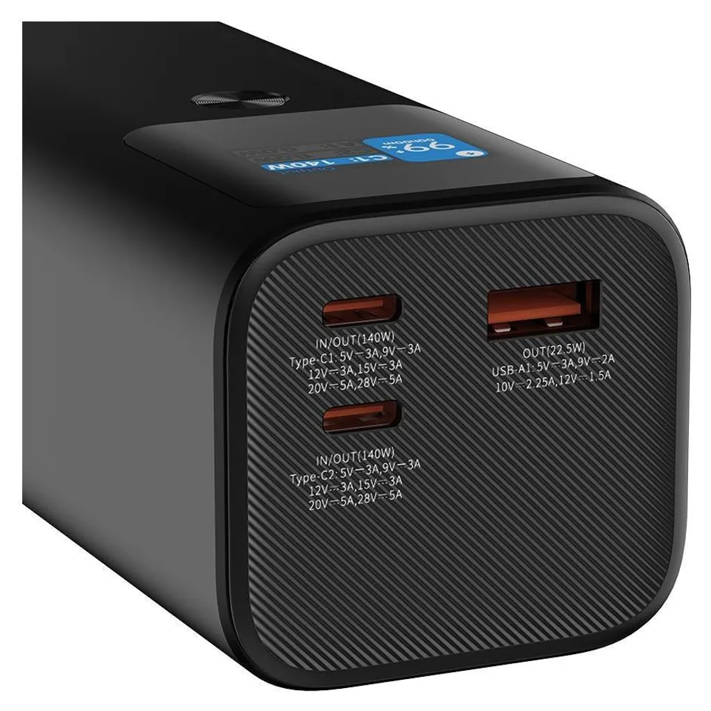 Batterie externe CANYON PB-2010 27000mAh 140W PD3.1 USB-C Grise