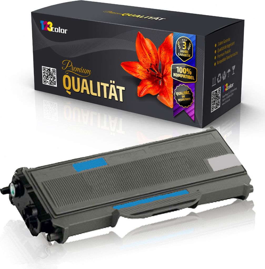 123Color Alternative XXL Tonerkartusche kompatibel mit Brother DCP8060 DCP8060 DN DCP8065 DN HL3145 HL5200 Series HL5240 HL5240 DN TN3130 TN3170 TN...