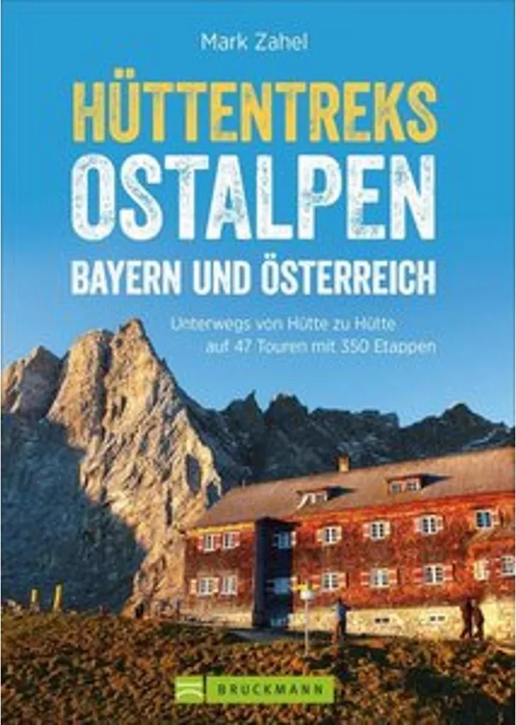 Guide de rando Hüttentreks Ostalpen pour traverser les Alpes