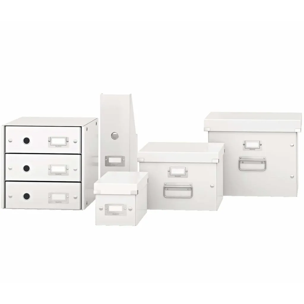 Rangement de bureau 3 tiroirs Leitz blanc pour organiser vos documents