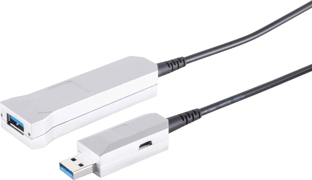 S-Impuls Câble d'extension USB optique 5Gbps 15m - Rallonge Active