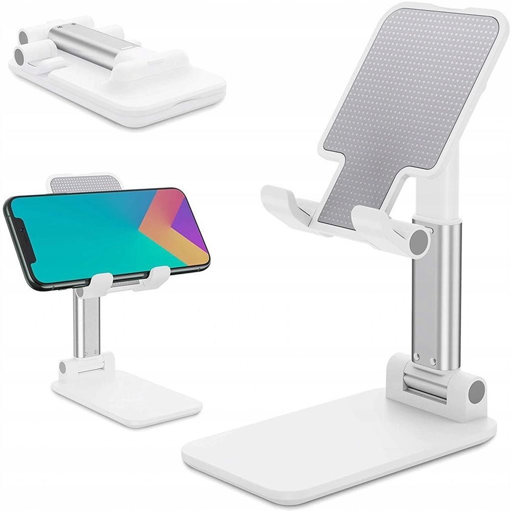 Verk 15908 Skladací stojan na mobil, tablet bílá Obrázek produktu 
