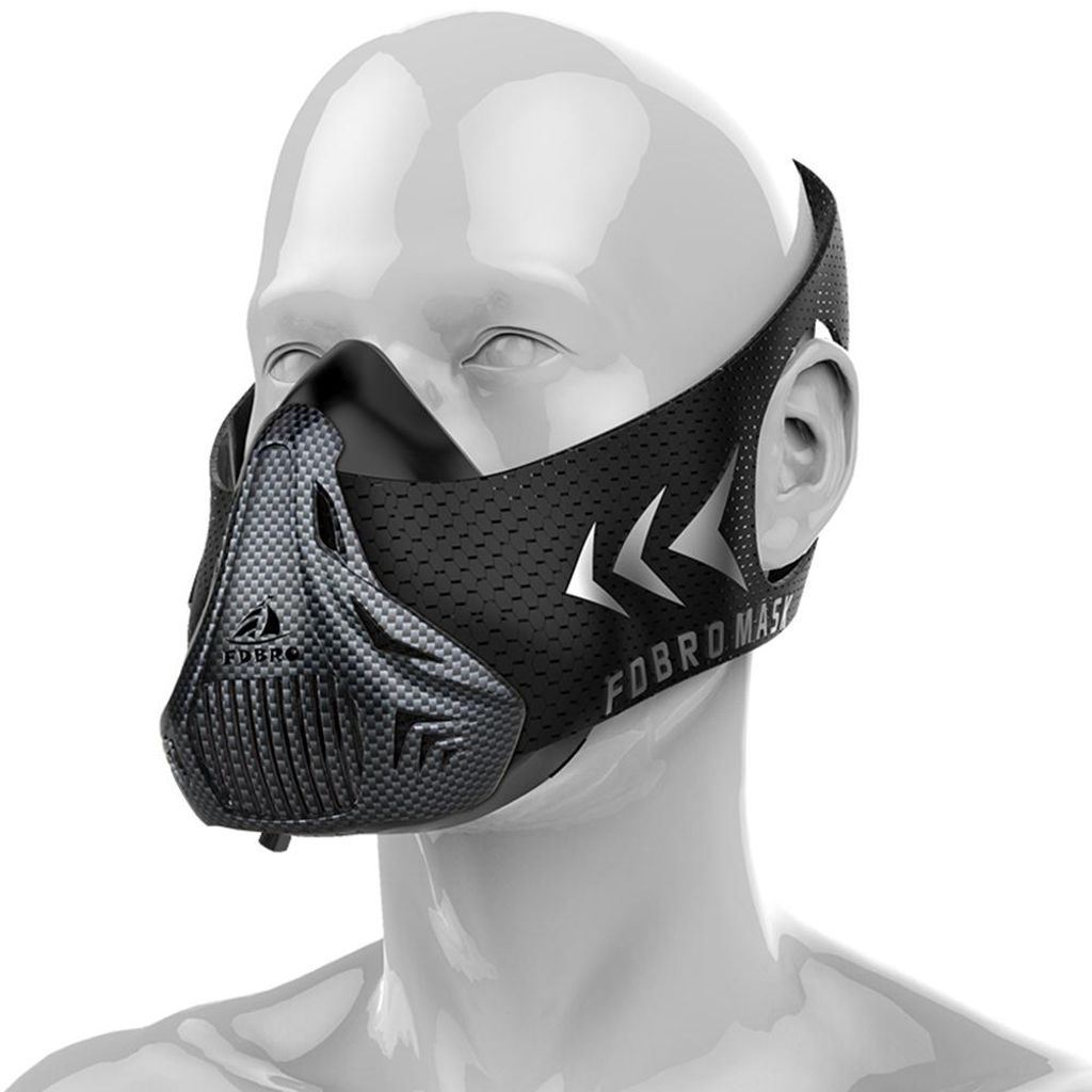 Höhentrainingsmaske, Konditionstraining, Sportmaske, Laufmaske, Fitnessstudio-Trainingsmaske, Radfahrmaske